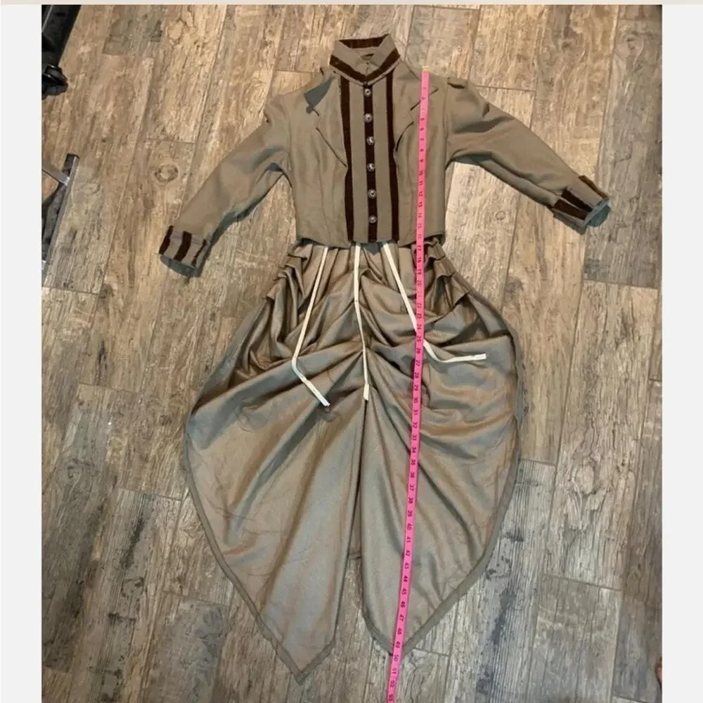 Victorian bustle bodice theater costume - Picture 4 of 13